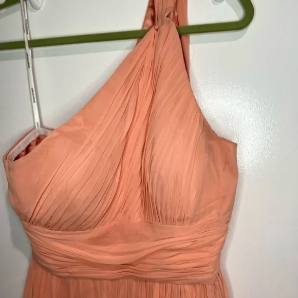 Donna Morgan Rhea One Shoulder Dress Orange size 8 - Picture 11 of 11